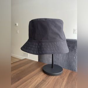 Lululemon Reversible Bucket Hat *Black/Grey Pattern* Unisex *One-Size*